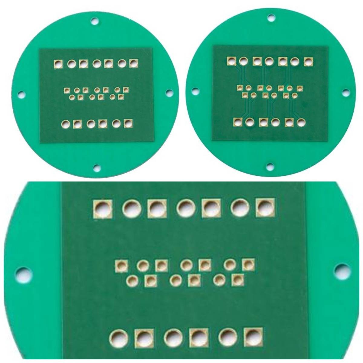 золото погружения маски OSP припоя зеленого цвета доски PCB 3.2mm керамическое