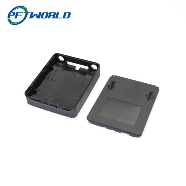 Acessórios plásticos do PC da precisão das peças da modelação por injeção, painel preto