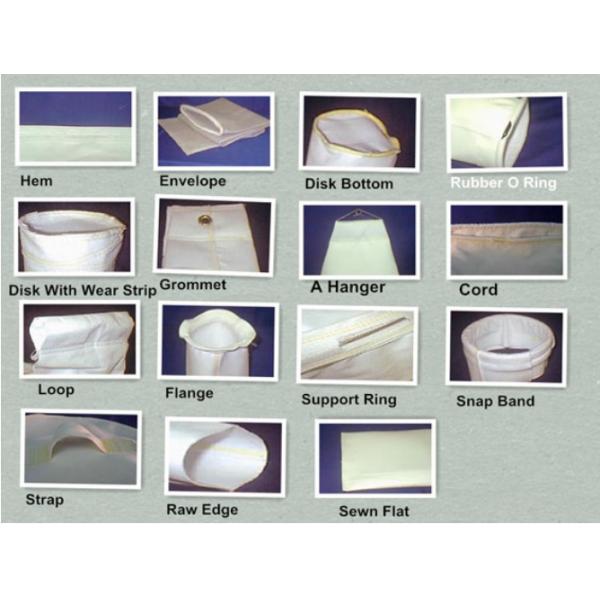 Chemical Stability Liquid Filter Bag , Water Filtration Bag Snap Band Bottom