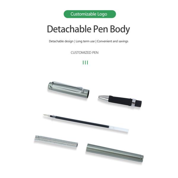 Empresarial Publicidad Pluma Neutral de plástico de 0,5 mm Pluma de firma de colores con logotipo