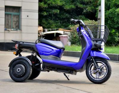 Electric Motorcycle Tricycle Scooter 2000w Motor Dark Blue Color 72v