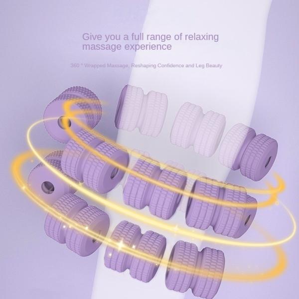 360° Roller Circular Muscle Massager Roller Handheld Multifunctional Leg Roller Massager