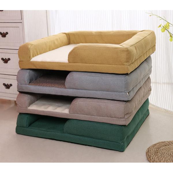 Handmade заплетенный валик Basketwith собаки ротанга кровати котенка лист Cattail мягкий