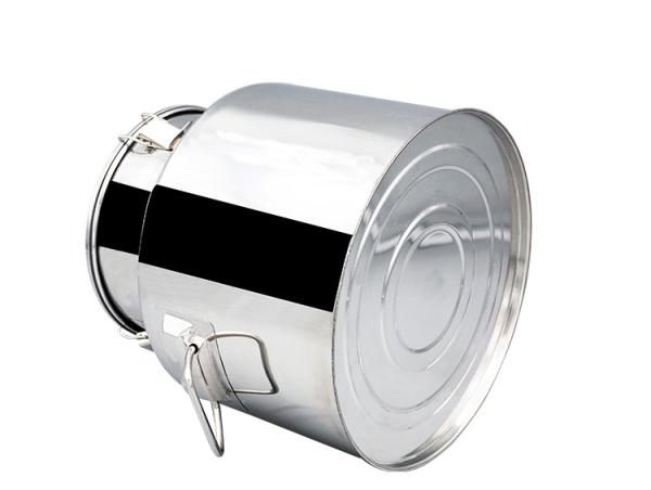 Sealed 22 litres Milk Bucket Hotel Uses Stainless Steel milk can