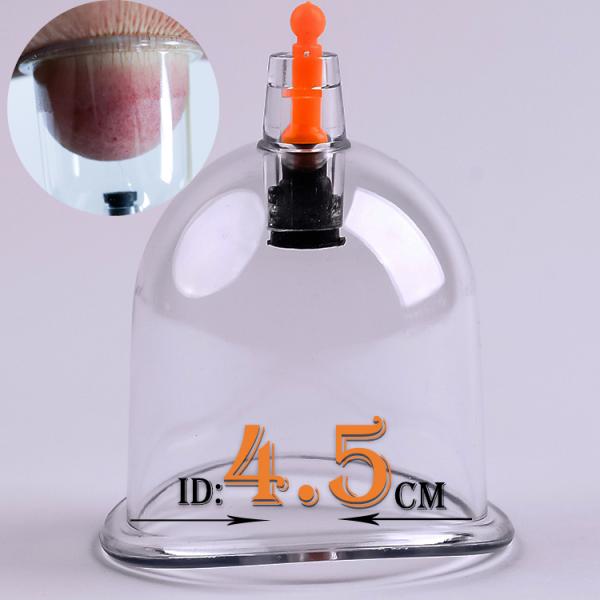 Class I 1000 Y6 MIX 4.5cm Plastic ABS AS Curved Cupping Knee Health Disposable Vacuum Hijama Therapy Joint Curved Cups Ventouse Hijama