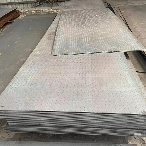 3.0mm Inox 304 Stainless Steel Flat Checkered Sheet  Floor Plate With Willow Leaf Pattern