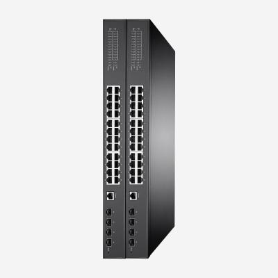 os portos da fibra de 4*10G SFP mergulham 3 o interruptor controlado portuário do interruptor 24 do ponto de entrada