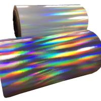 Film de stratification thermique holographique PET transparent pour l'impression