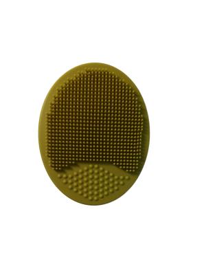 Khaki Yellow Newborn Silicone Pink Baby Comb Soft Bristle With Size is 8*8*8 cm And Weight is 9 Gram