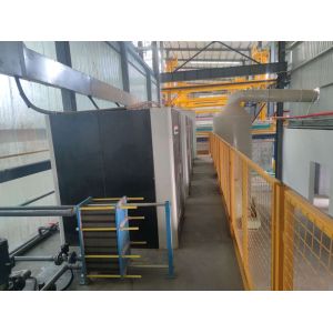 PP Anti-Corrosion Anodizing Treatment Tank 8000x1200x1500mm Reinforced Steel Frame Sulfuric Acid Electrolyte Process/MEI-AL TECHNOLOGY