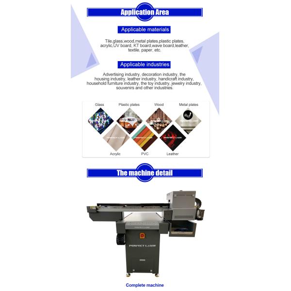 Da impressora lisa UV de 6090 6 Digitas da cabeça de impressão couro plástico de madeira de For Glass Ceramic