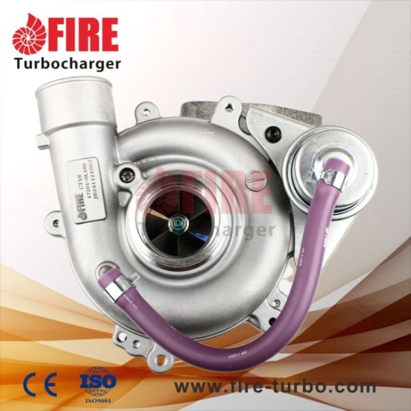 Water-cooled CT16 Turbocharger with K418 Turbine Wheel for Toyota Hiace Hilux Land Cruiser 17201-0L100