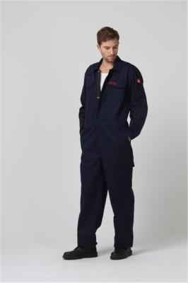 Fogo de bronze do zíper de 2 maneiras - Workwear retardador, macacões da prova da chama 350gsm