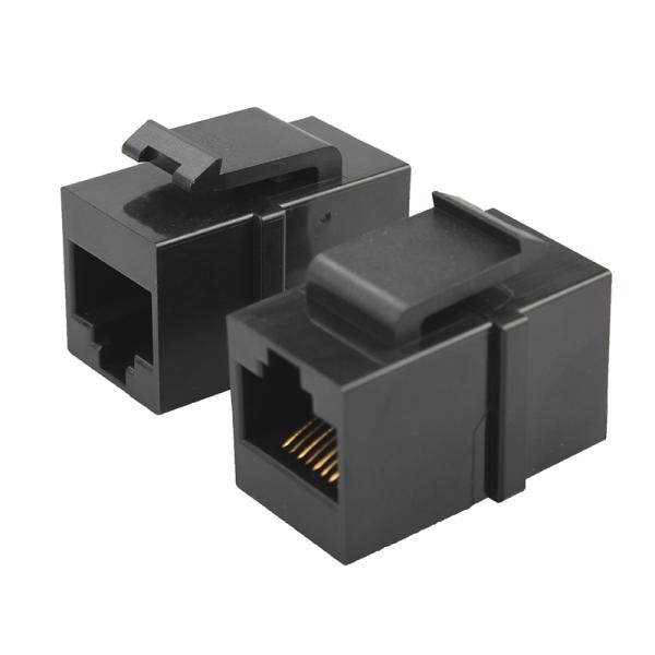 Female 8P8C Keystone RJ45 Connector For Network Cable Extension