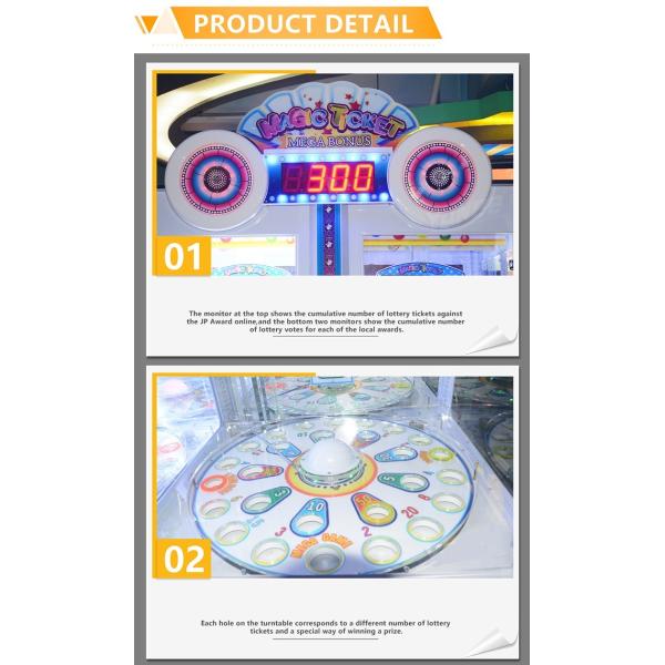 Dual Player Redemption Arcade Machines / Ball Drop Game Machine CE Certificate