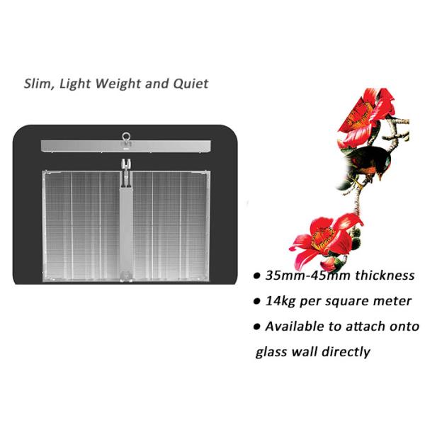 10kg per sqm P3.9 transparent led video screens panels with 100x50cm Panel