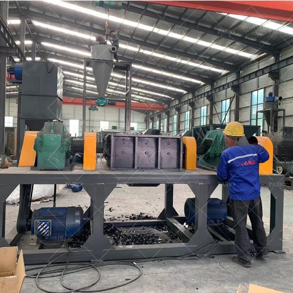 Automatic Two Shaft Metal Shredder for Recycling Large Capacity Steel Aluminum Scrap 3700