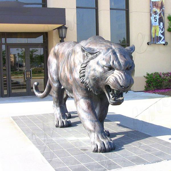3m Realistic Outdoor Bronze Sculpture Aantique Bronze Tiger Statue
