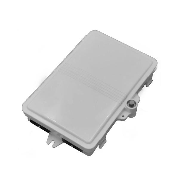 IP55 White Grey Black ABS PC Fiber Optic Distribution Box For Wall Mounted Pole Installation