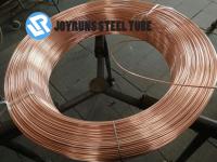 4.76mm*0.65mm Steel Bundy Tube ASTM A254 SPCC  Pancake Copper Tube