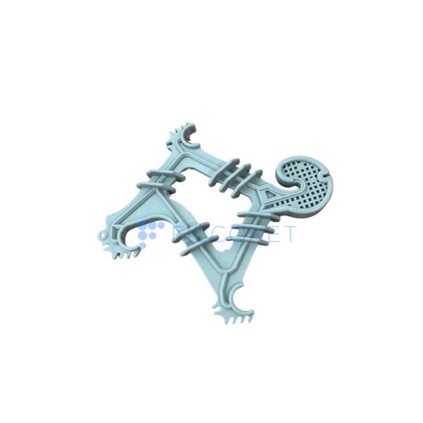 Aplicar el cable Diámetro 3-8 mm Clampada de tensión de fibra con ganchos del hipocampo Clampada de alambre en negro