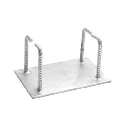 Solar Fixing Silver Embed Plates For Concrete Embedment Plate