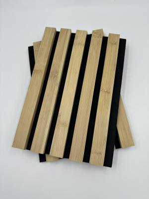 Building Materials Wholesale Natural Bamboo Wood Akupanel Sound Absorption Interior Acoustic Wood Wall Panels