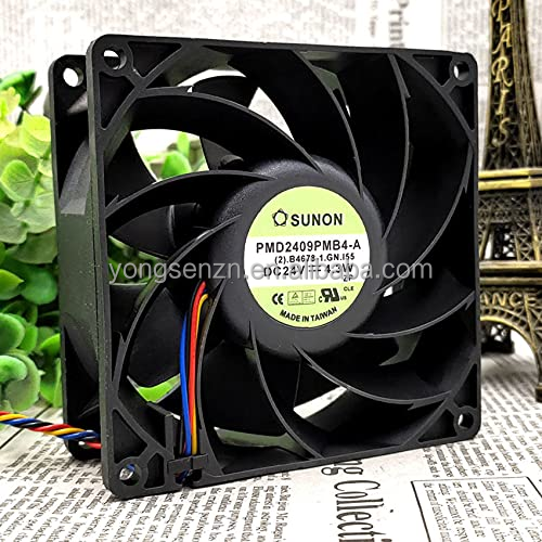 Axial Flow Continuous Operation Cooling Fan PMD2409PMB4-A Mechanical Equipment Cooling Fan for Inverter Equipment Heat Removal