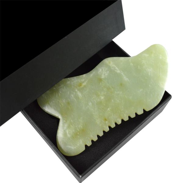 9.2*4.6cm Gua Sha Facial Tool Natural Xiuyan Jade Stone board for SPA Acupuncture Treatment OEM/ODM Acceptable