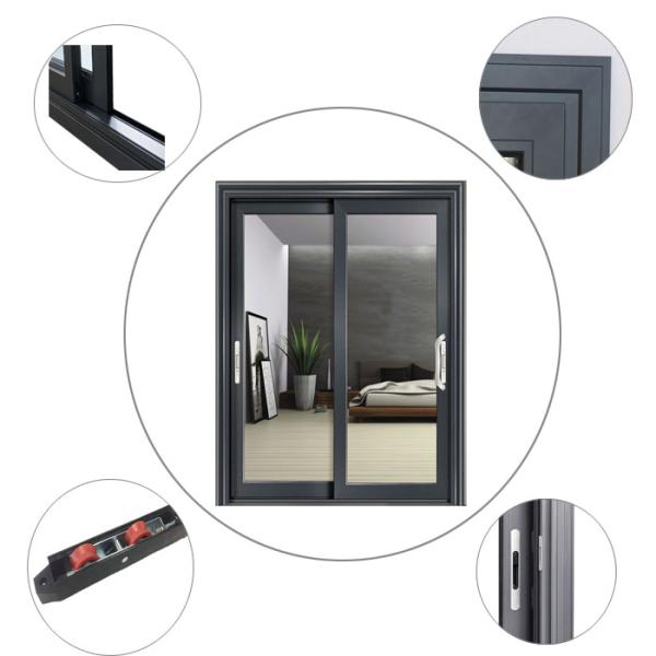 Modern Design Sliding Aluminium Window for Sound Proof and Passive House at Open Style