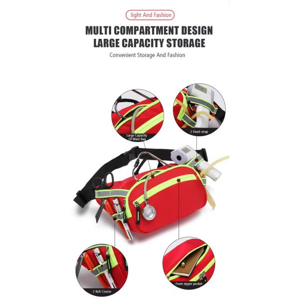 Водонепроницаемая многофункциональная портативная неотложная нейлоновая медицинская первая помощь для спортсменов