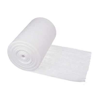 Algodão 100% descartável de 12 linhas Gauze Rolls médico