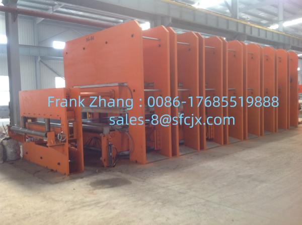 Cooling Cycle Control Coveyor Belt Rubber Vulcanizing Press Customization