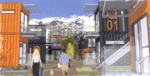 Bâtiments commerciaux portatifs pour le projet d'école - structure métallique galvanisée, modulaires