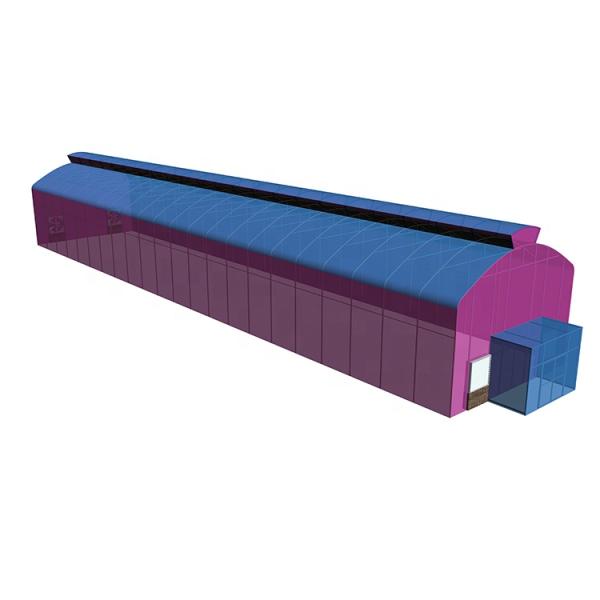 200micron PE Film Ventilation System Greenhouse High Security Weather Proof