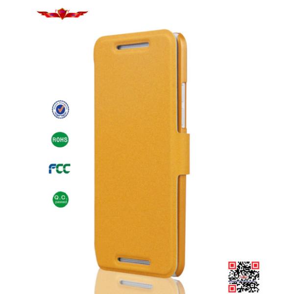 New 100% Qualify PU Wallet Leather Cover Cases For HTC ONE Mini M4 High Quality Colorful