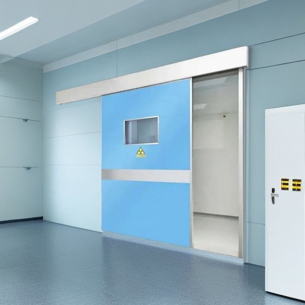 Automatic Airtight Medical Radiation Protection Door Heavy Duty Hospital Steel Door