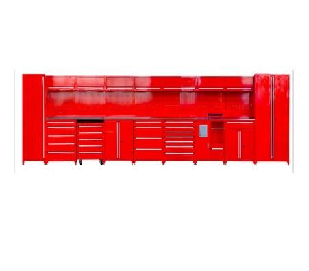 Workshop Wall Mounted Tool Cabinet Metal Garage Cabinet System with Customized Support