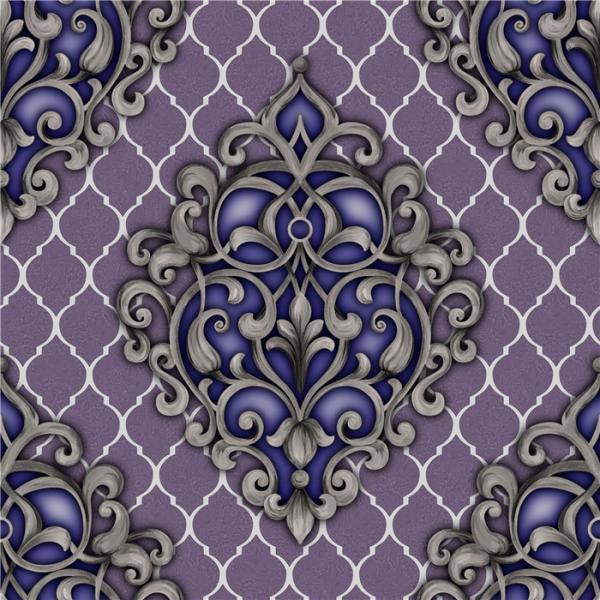 Pvc Vinyl Rustic Floral Wallpaper , Moisture Proof Home Furnishing Wallpaper