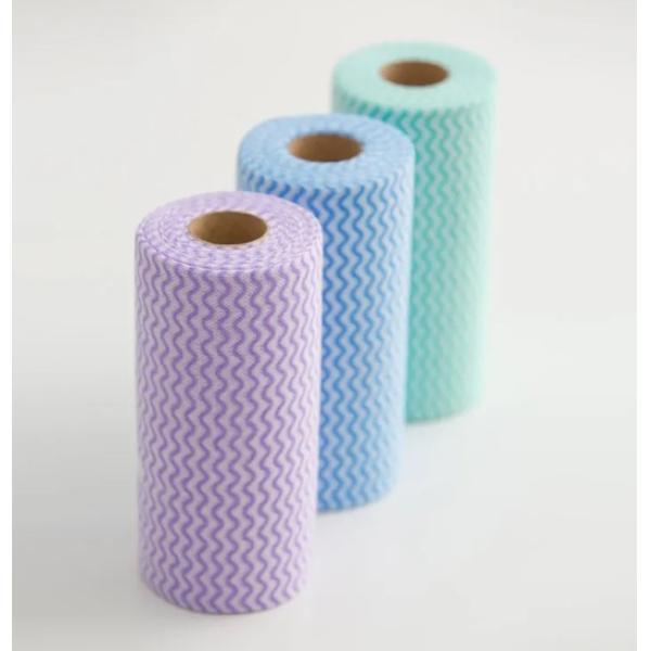 Нетоксичные нетканые чистящие салфетки одноразовые 50 гм для мытья посуды