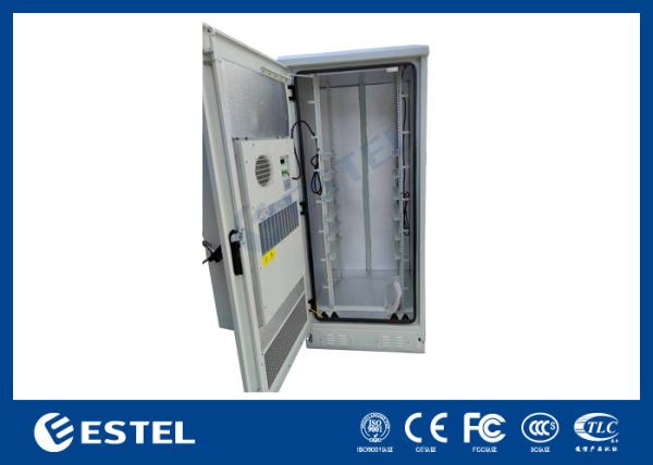 19inch 32U Outdoor Telecom Cabinet Single Door With 1500W Cooling Anti-theft Three Point Lock