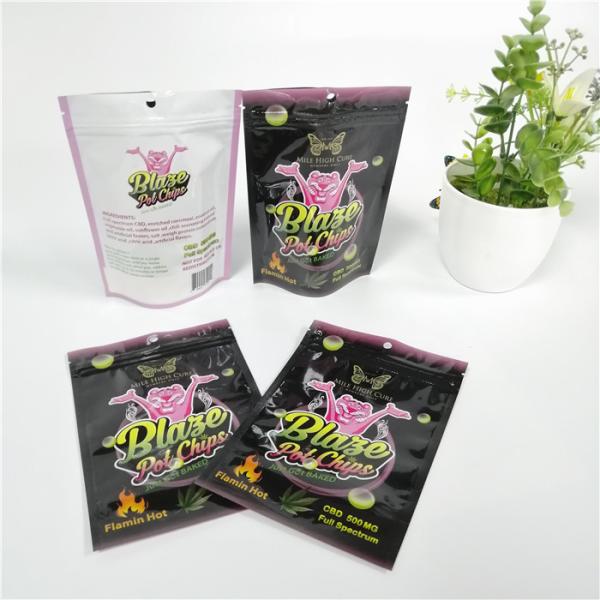 Incenso erval do produto comestível que empacota sacos picantes Ziplock plásticos da carne de vaca seca de Mylar