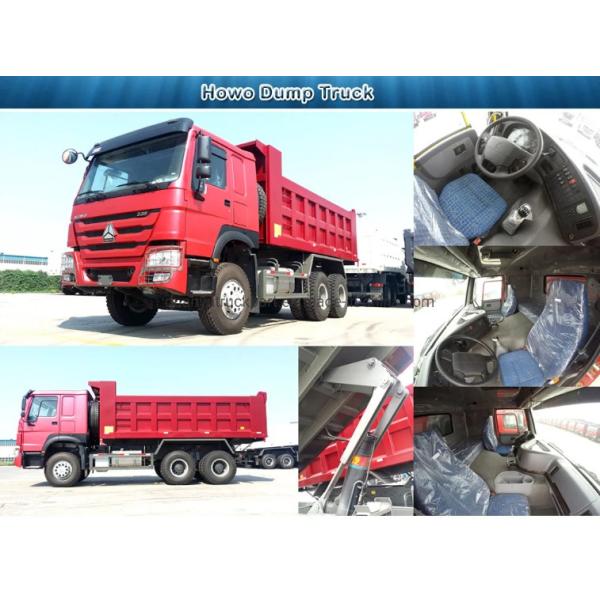 HOWO 336 HP 16 M3 Dump Truck Tipper Sinotruk Ethiopia Truck with 1200r20 Radial Tires