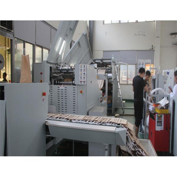 Customized Plc Kraft Paper Bag Making Machine Fully Automatic