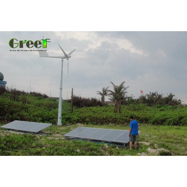 5kw Solar Power System Small Pitch Control Wind Turbine Generator Technology