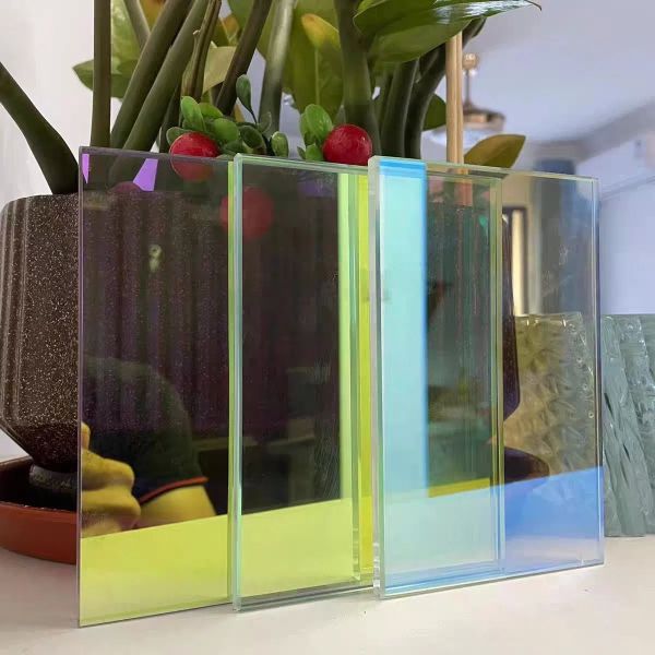 5 1.14PVB 5mm Laminated Gradient Frosted Glass Office Building Fireproof Partition Wall System