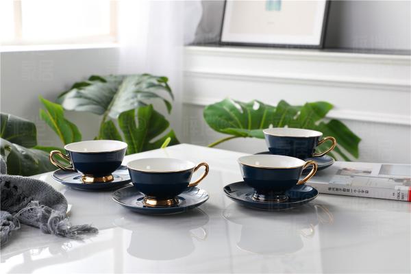 Decoration Firing Non Plastic 9oz 260ml Fine Porcelain Coffee Mugs