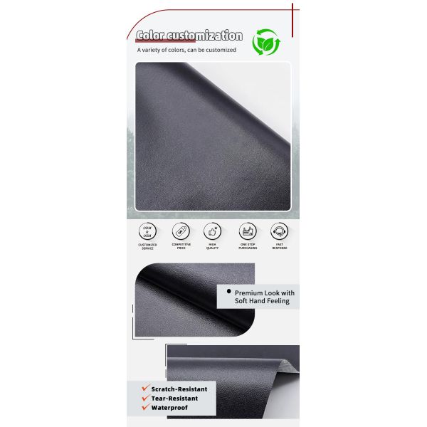 Hot-sale Pvc Pinhole Patterns Artificial Synthetic Leather Cheap Price for Chair Sofa Shoes Car Foot Mat Faux Leather Fabric