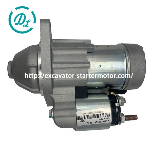 EexcavaStart Yanmar Excavator Starter Motor 12V 1.2KW OEM 119125-77010