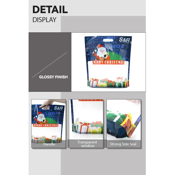 СГС сумок закуски ОПП конфеты упаковывая прозрачный стоит вверх мешки с ручкой одиночного отверстия